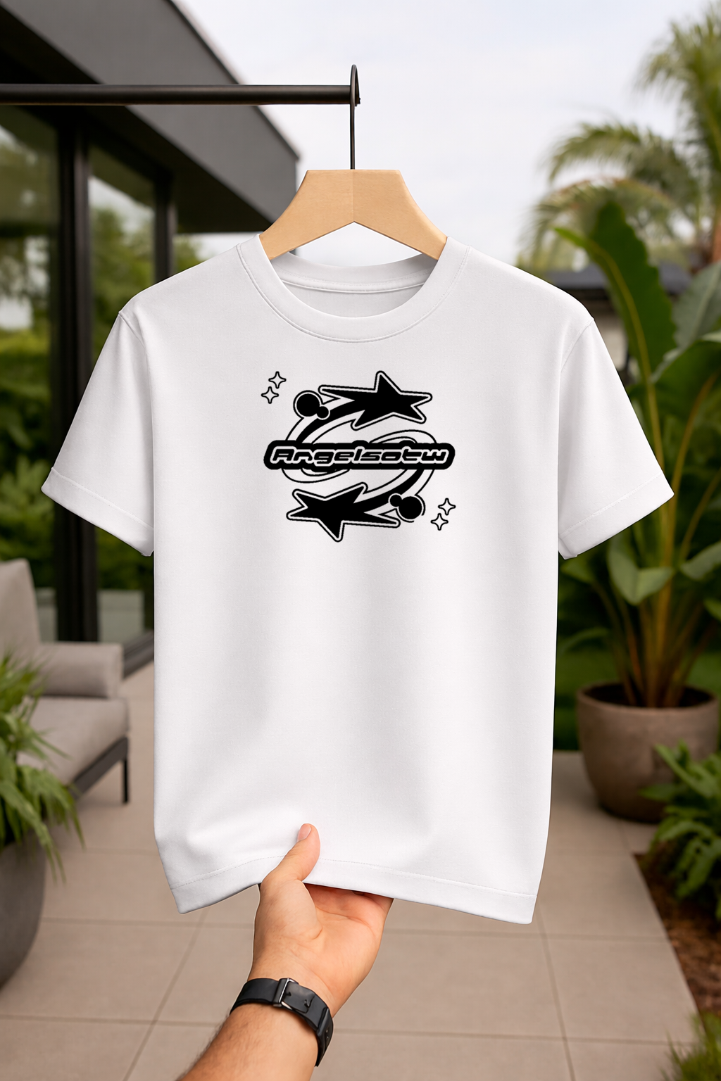 Y2K Futuristic Graphic Design "Angelsotw"